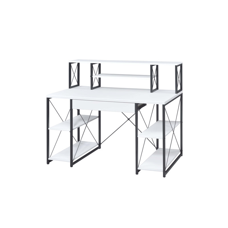 White Finish Writing Desk, White