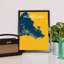 Honolulu City Map - No Frame Print-1848708853