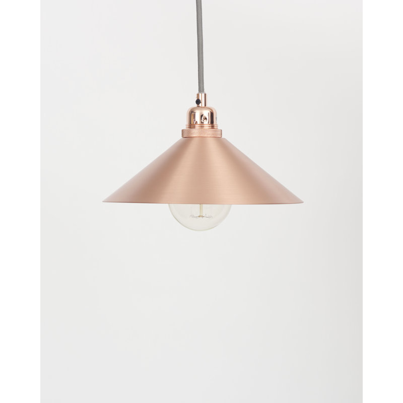 Cone Shade, Copper, 7.5" H x 20.5" W x 20.5" D