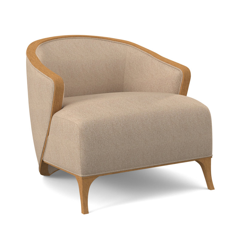 Penegrine Lounge Chair, Amber, Sunny Linen