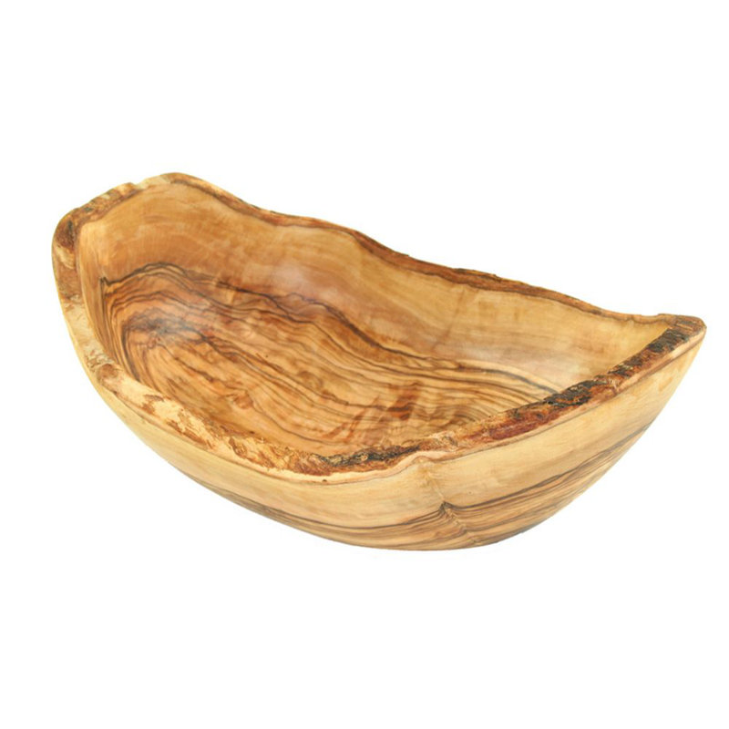 Union Rustic Cobie Wood Fruit Bowl, 18" H x 32" W x 15" D
