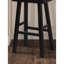 Ensemble de 2 tabourets traditionnels en bois massif, siège profilé pour le confort et la durabilité, pour la salle à manger et la cuisine-623393069-623393068