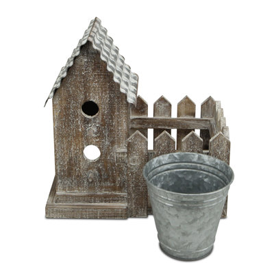 Parnag 12.5 in x 12 in x 7 in Birdhouse