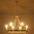 Dimmable Wagon Wheel Chandelier Farmhouse Round Vintage Candle Style Light for Living Room, Foyer, Entryway-114212643-123752294