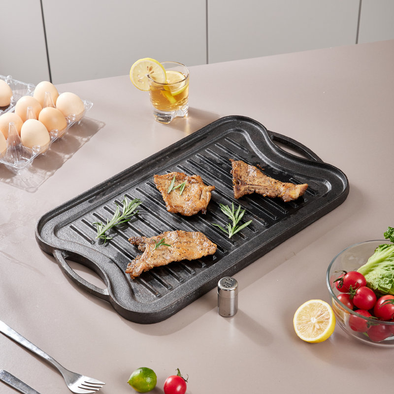 Blakney Cast Iron Griddle, 40cm L x 25cm W