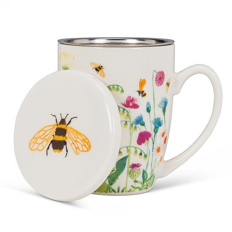 Bee Garden avec couvercle et tasse à tamis