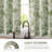 Kitchen Curtains Toile Tier Linen Short Curtains Cafe for Living Room Bathroom Farmhouse French Country Vintage Printed Pattern Rod Pocket 2 Panels-504518472-504372182