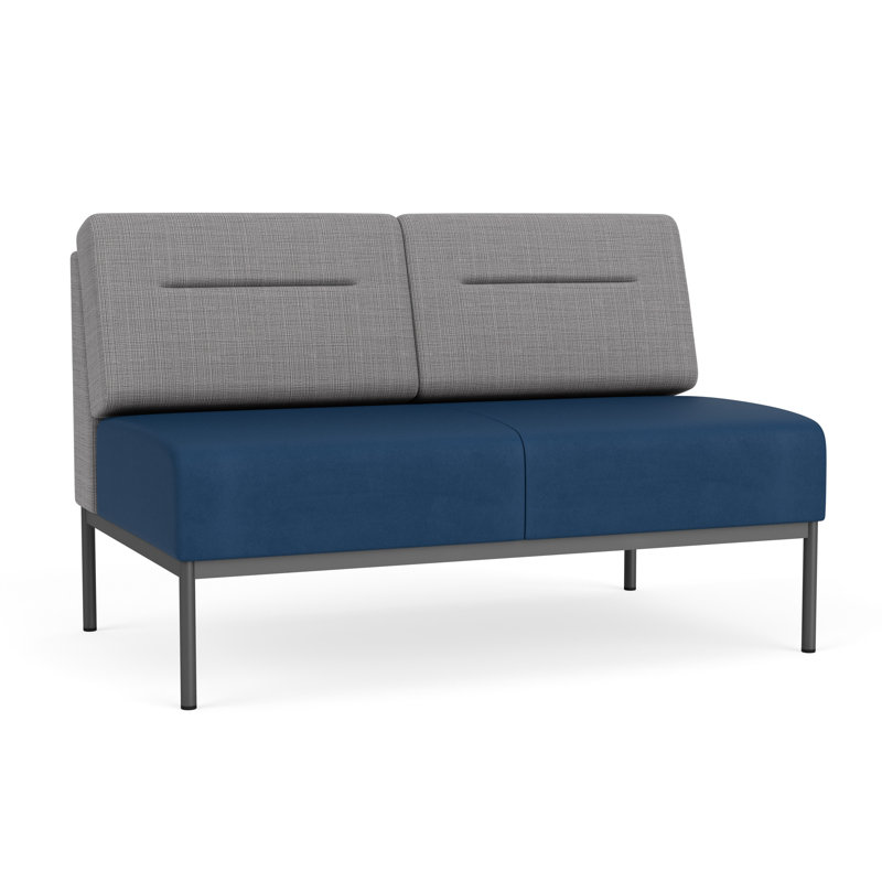 Causeuse Darsey, Gris anthracite, Chambray gris; Patriot Plus Blue Ridge, Sans alimentation