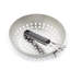 Tower BBQ 28cm Grill Wok with Folding Heat Resistant Handle, Stainless Steel