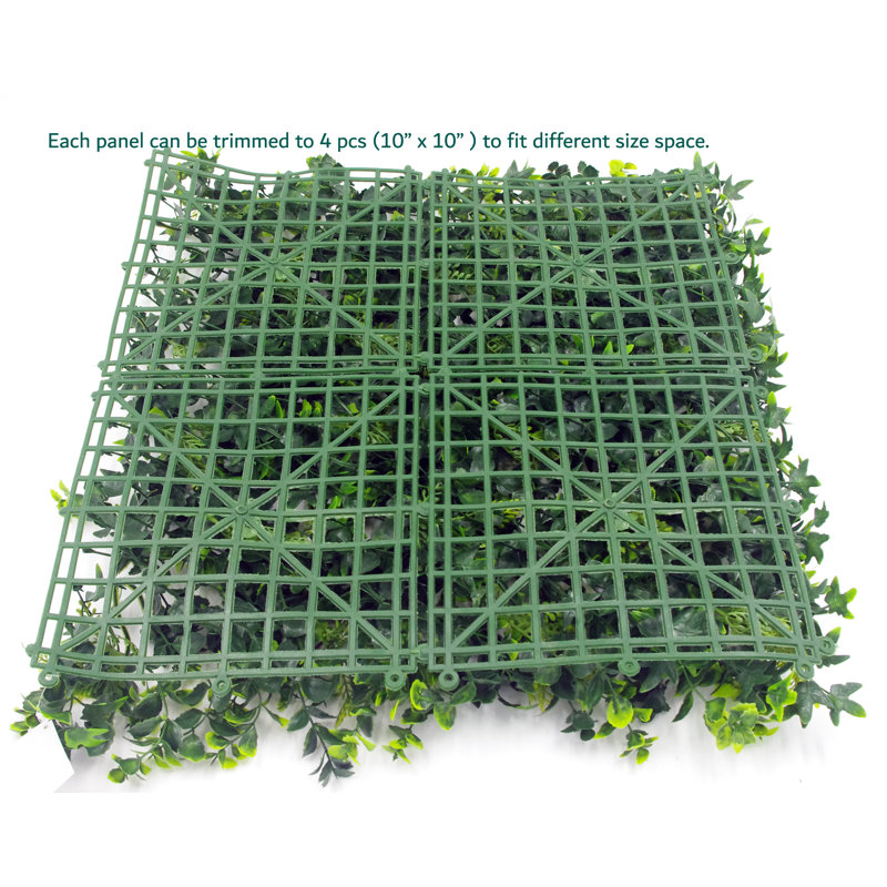 Panneau de clôture d'intimité en eucalyptus artificiel, Vert