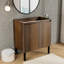 Base de meuble-lavabo de style Shaker de 24 po, 30 po et 36 po seulement, autoportante ou murale avec portes doubles et tablette réglable - Conception à fermeture en douceur et verticale (lavabo non inclus)-754736160-754736161