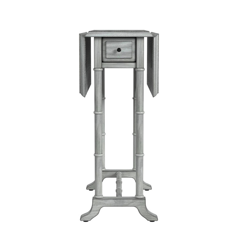 Darrow Drop-Leaf Side Table, Gray
