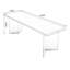 Bureau rectangulaire brun en bois massif-108516520