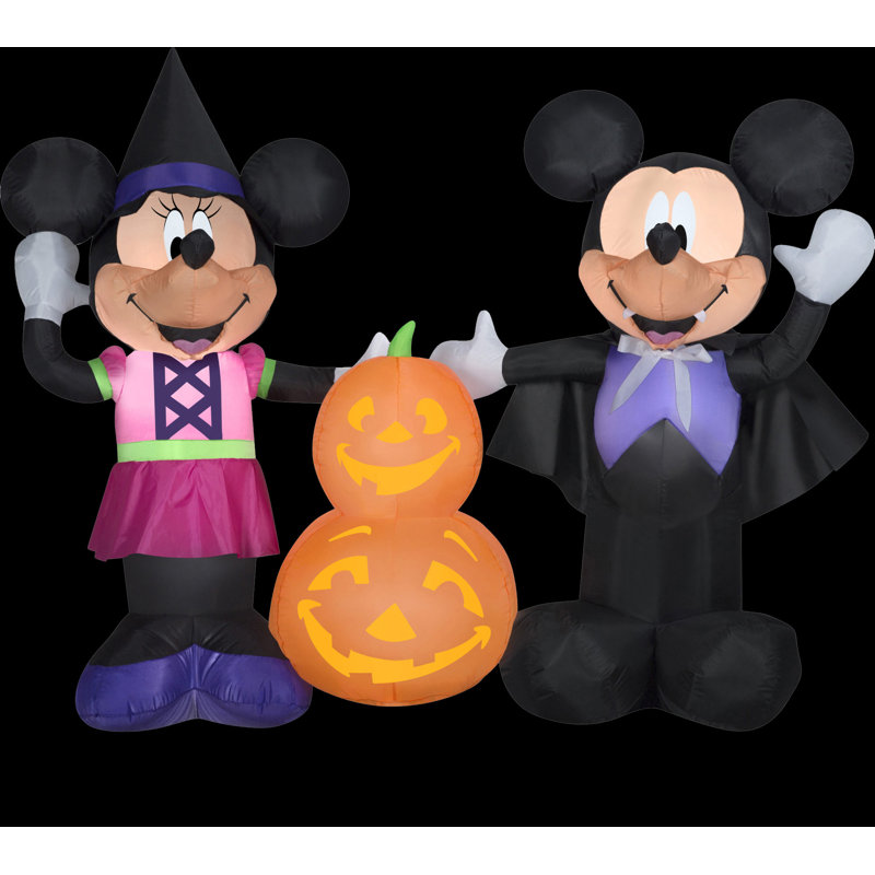 Airblown-Mickey and Minnie w/Pumpkins-Scene-Disney