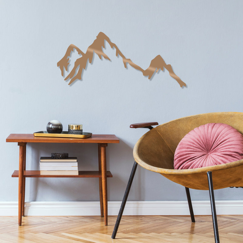 Wall Decor on Metal, Copper