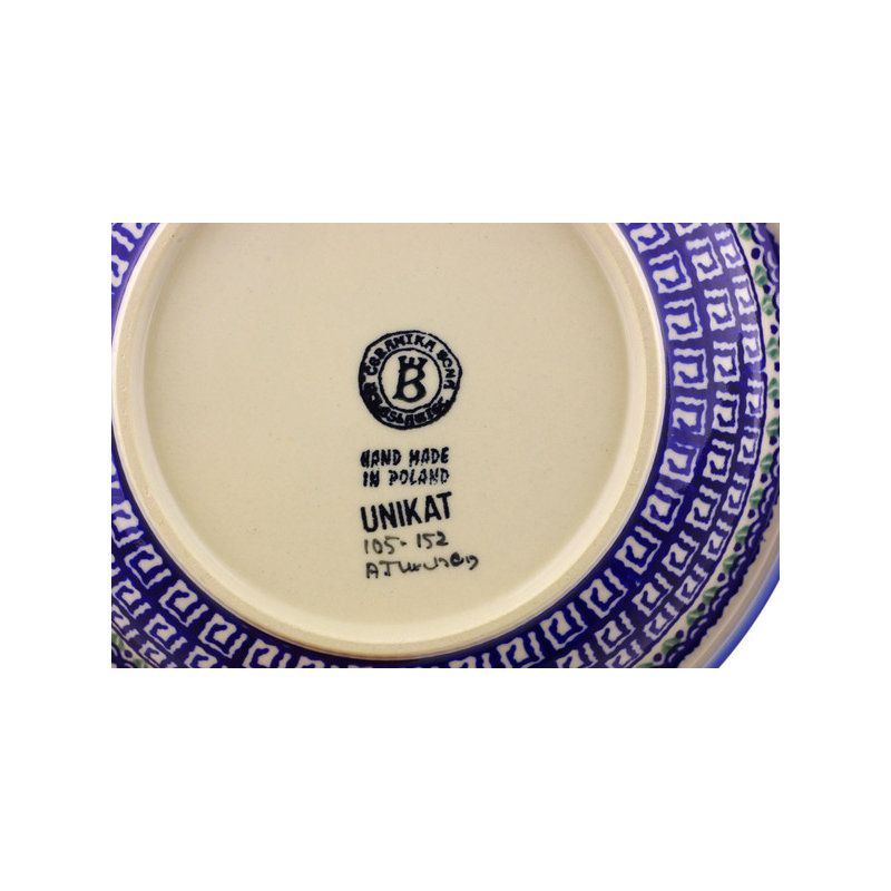 Grecian Fields Stoneware Pasta Bowl
