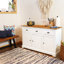 Buffet 52 "en pin massif avec 3 portes, 3 tiroirs et tablette réglable-97091313