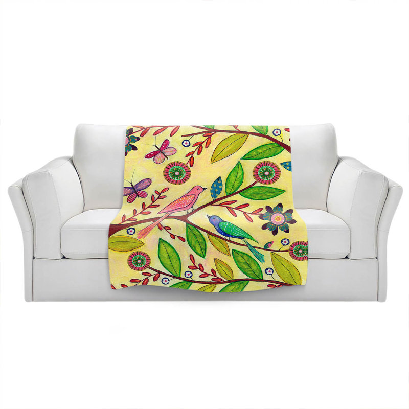 Hand Woven Throw Blanket, 68" W x 80" L