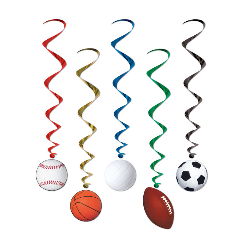 Sports Whirls - 3 pi 4 po - paquet de 6