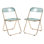 Gillispie Stackable Folding Chair Set of 2