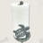 Cast Iron Coastal Paper Towel Holder Sea Turtle Design