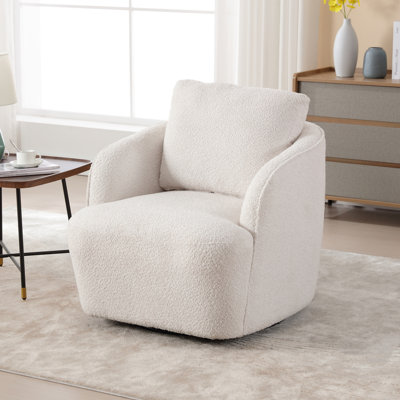 Dalbert 30.3'' Wide Swivel Barrel Chair