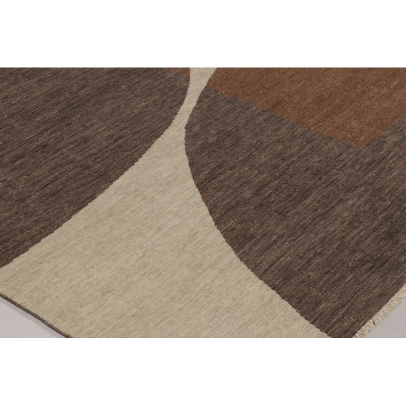 Modern One-of-a-Kind 9'0X12'0 Hand Knotted Area Rug