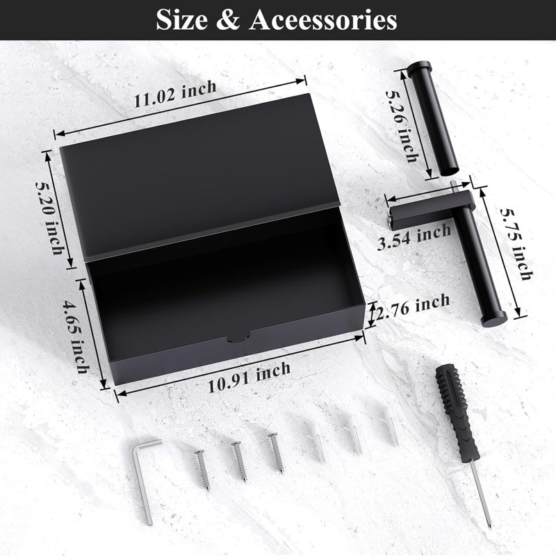 Wall Mounted Toilet Paper Holder