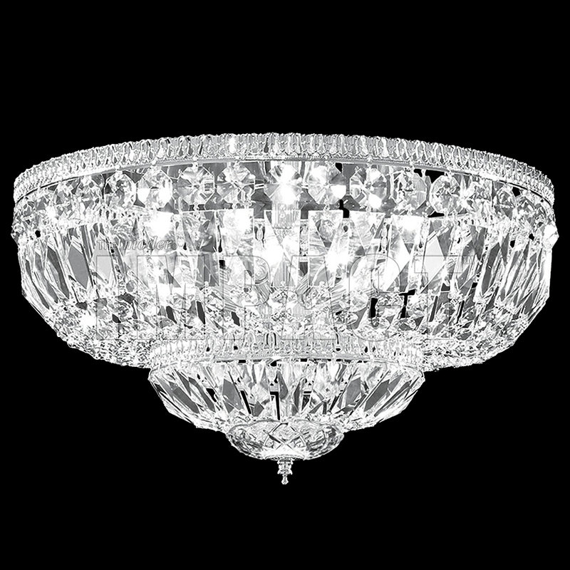 Flush Mount 24 - Light Flush Mount, Silver