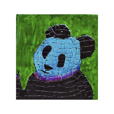 Cute Baby Panda - Mosaic Art | Glass Color | By Abhishek Kumar