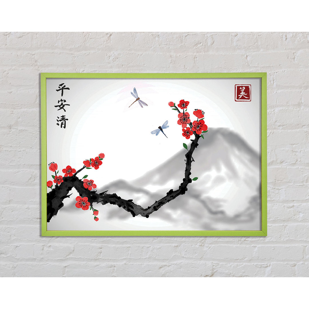 Aswad Chinese Cherry Blossom Mountains - Druck