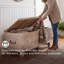Banc de rangement en bois Keena