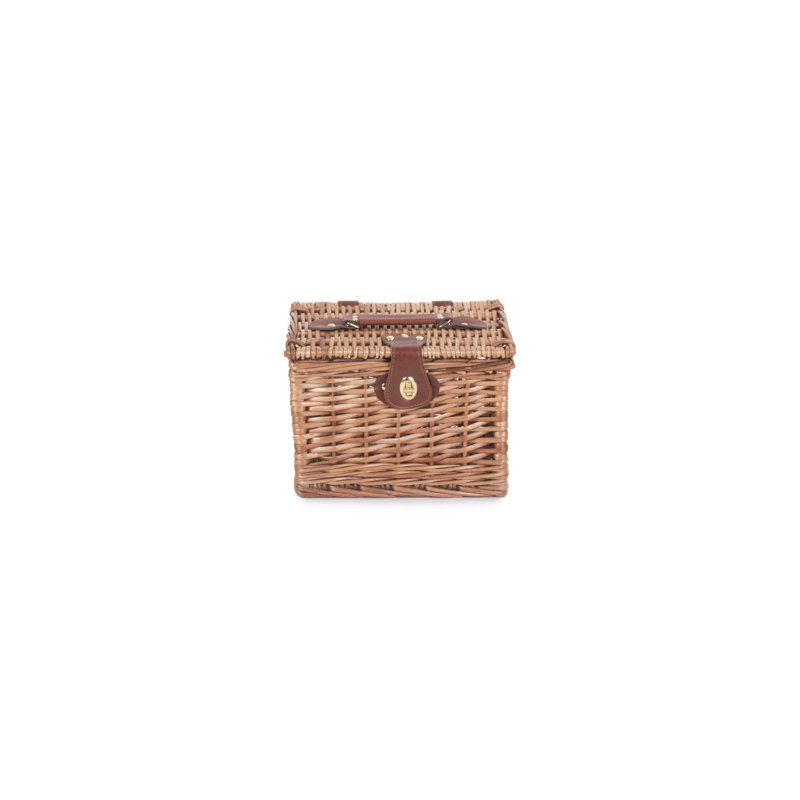Wicker Unlined Chest Hamper, 18cm H x 27cm W x 22 cm D 