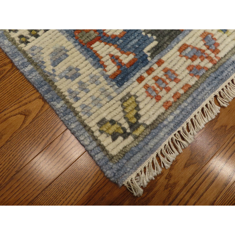 Cascade Hand Knotted Wool Indoor Rug, Rectangle 9' x 12'