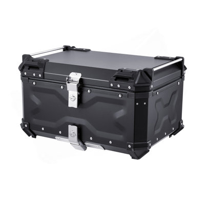 65L Motorcycle Top Case Universal Motorbike Tail Box With Leather Lining