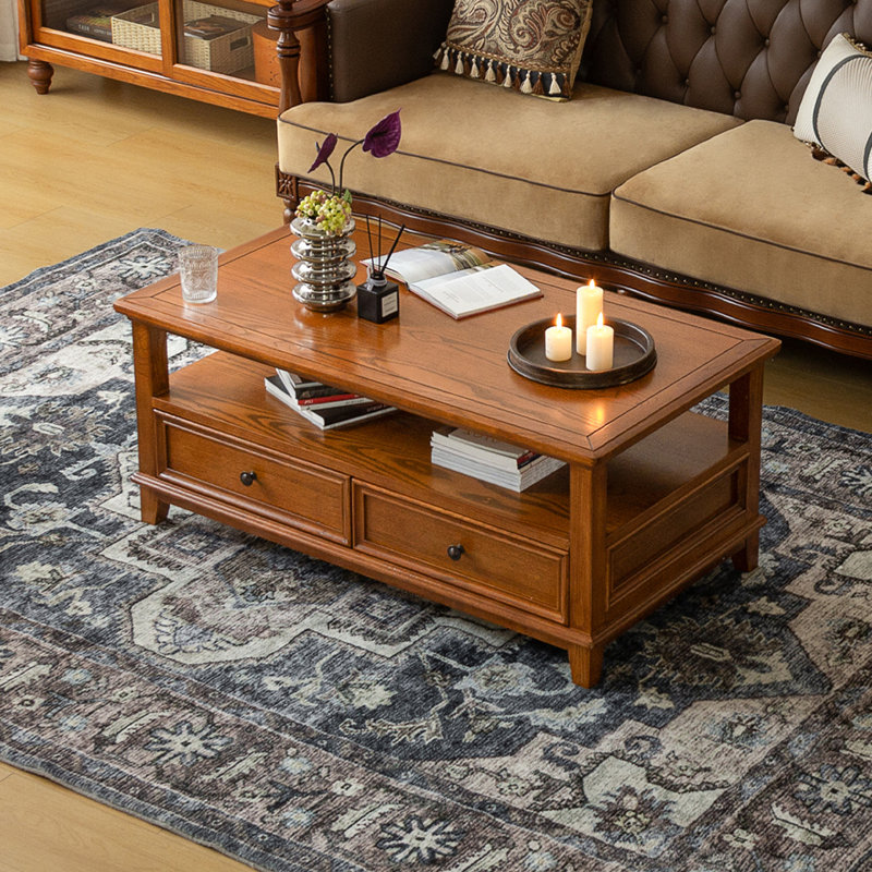 Table basse American Vintage, H 20,1 po x L 47,2 po x l 25,6 po