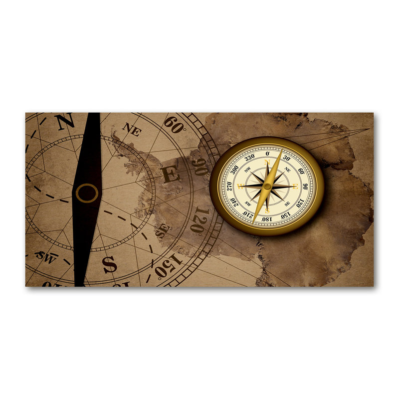 Compass - No Frame Print on Canvas