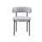 Azianna 18'' H Cotton Upholstered Metal Side Chair-305334720-297618921