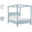 Salina Linen Textured Fabric Upholstered Bed-1559567299-1559567301