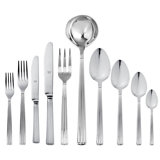 Sole 87 - Piece Stainless Steel Flatware Set - Service for 12
