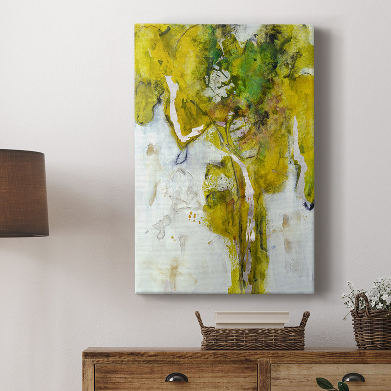 Golden Foliage I - galerie sur mesure, H 27 po x l 18 po