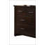 Commode Panang en acajou avec sept tiroirs spacieux et une structure en bois robuste pour des solutions de rangement élégantes