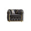 Canapé Chesterfield 40,6 pouces Mid Century