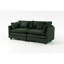 Canapé d'angle modulaire surdimensionné Cloud Couch de 190 cm de largeur, canapé True Relax Comfort avec assise large et profonde, ensemble de meubles de salon, tissu gaufré, 2 places