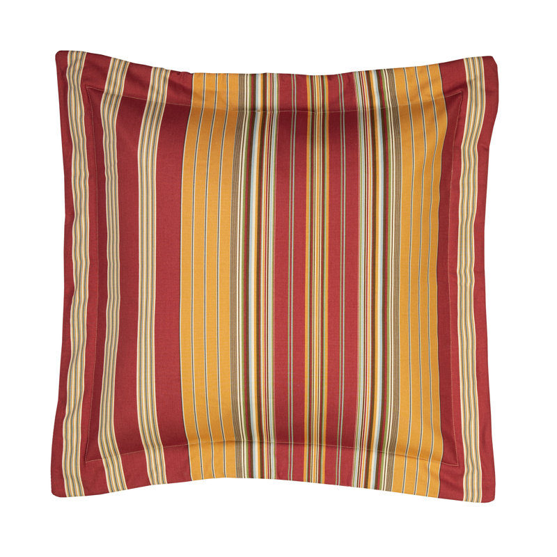 Breeze Tapestry Traditional Cotton Stripe Euro Sham