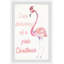 Dreaming Of A Pink Christmas - Single Picture Frame Print-1592016764