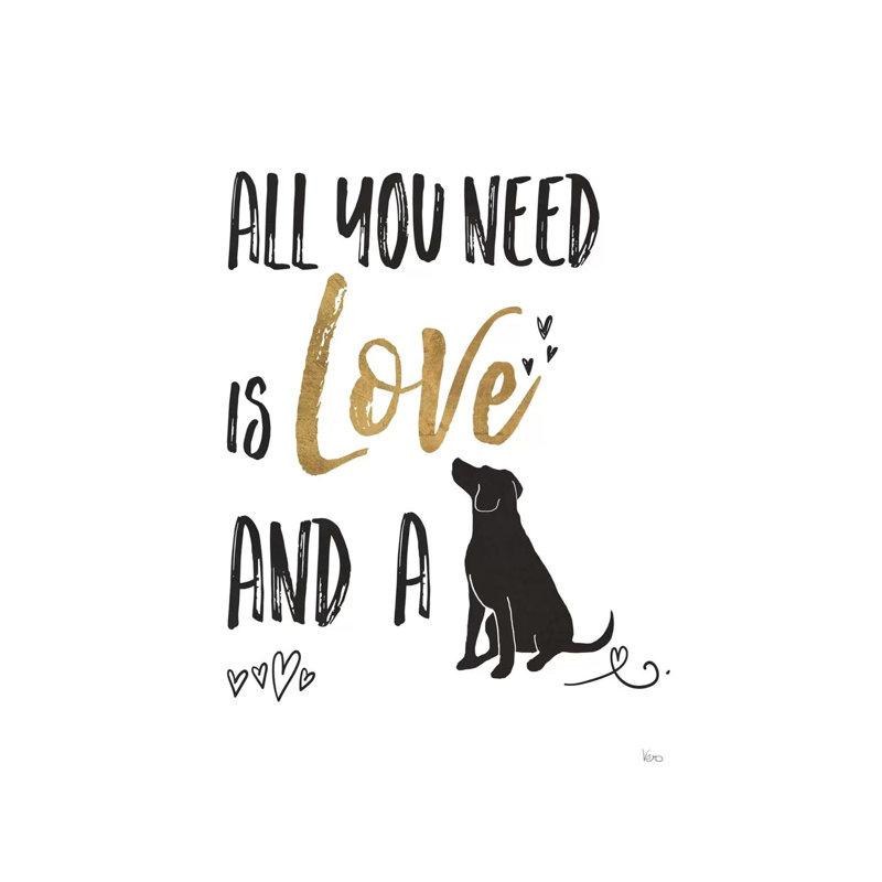 Pet Love II by Veronique Charron - Wrapped Canvas Print, 45.72cm H x 30.48cm W x 1.905cm D