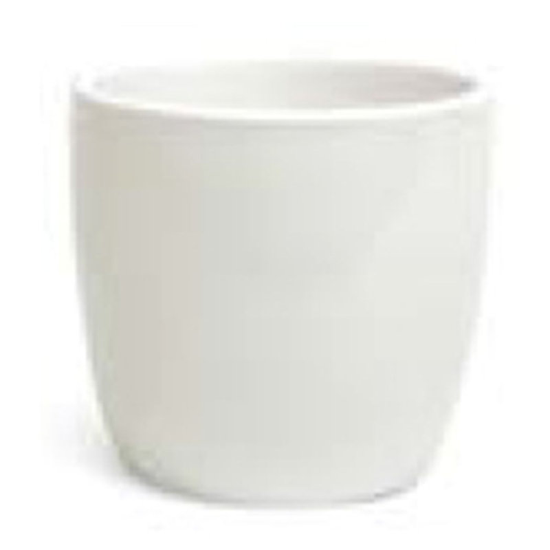 Pot à fleurs en céramique Lawrey, Blanc