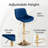 Mitty Swivel Upholstered Adjustable Height Counter Stool with Metal Frame-1173883065