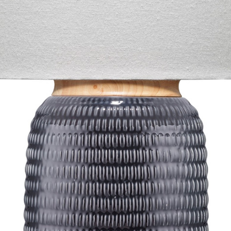 Lampe de table 24,5 po Lokki, gris